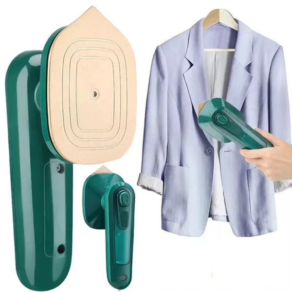 Portable Mini Steam Iron – 360° Dry & Wet Ironing with Water Spray